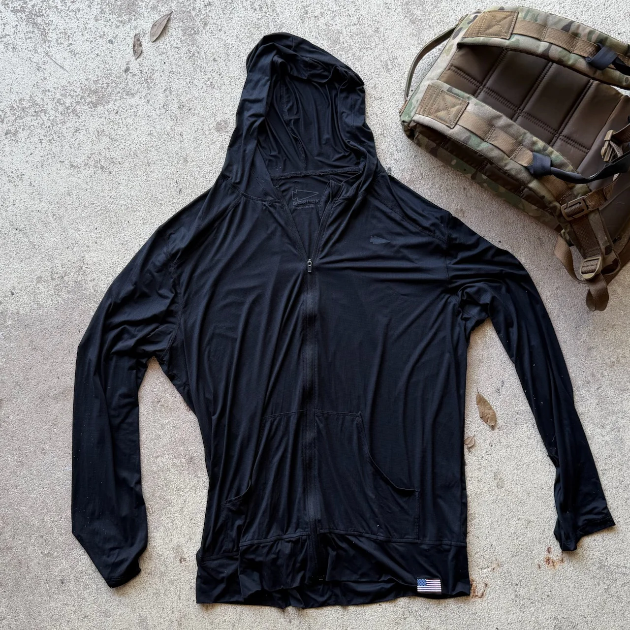 Men's USA Long Sleeve Performance Full Zip Hoodie - ToughMesh - Image 4