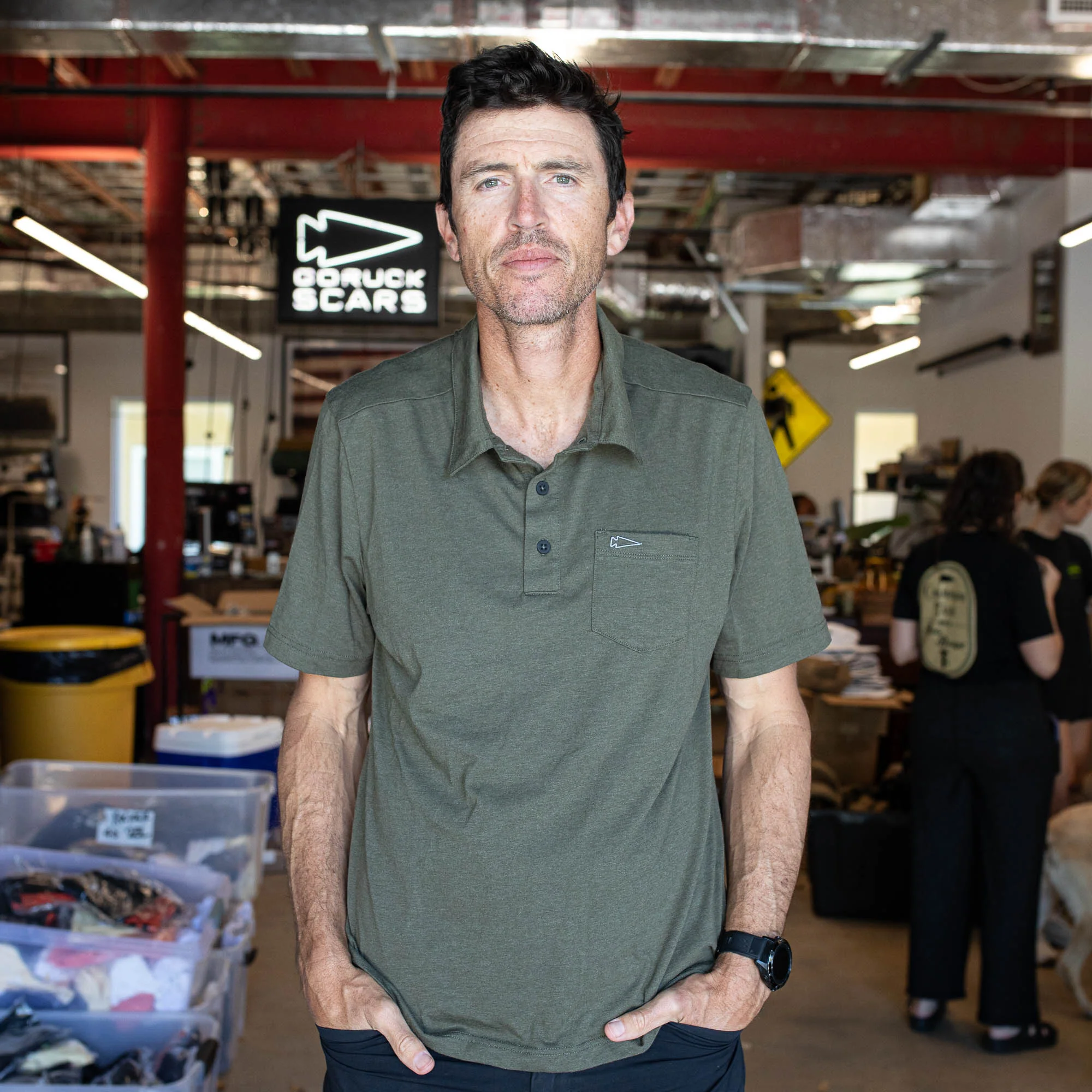 Men's Polo with Pocket - Tri-BlendX - Image 12